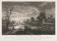 KG 13577
<br/>
Gezicht op het kanaal te Ieperen
<br/>
<em>Le Veau, Jean-Jacques (1729-1785)</em>